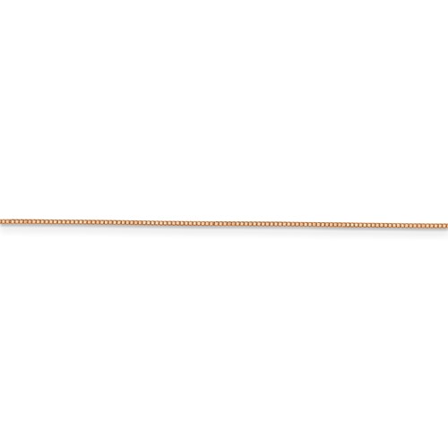 14k Rose Gold .70mm Box Chain-1