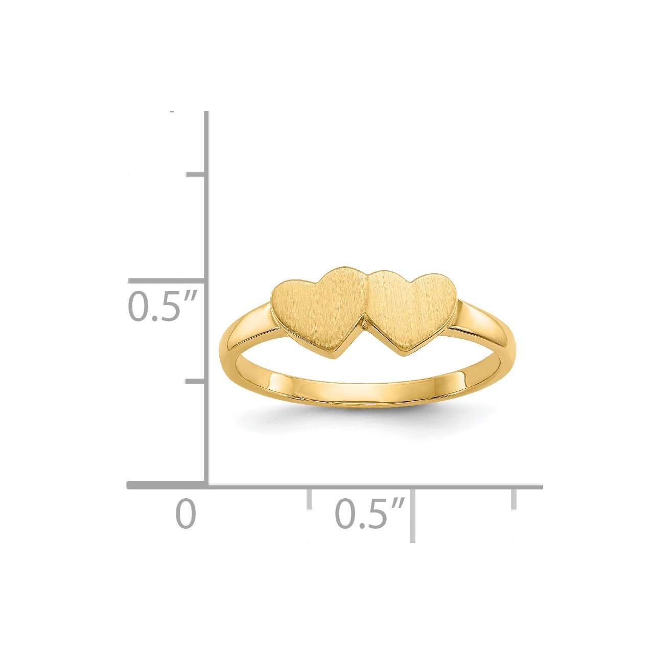 14k 5.0x5.5mm Open Back Signet Ring-4