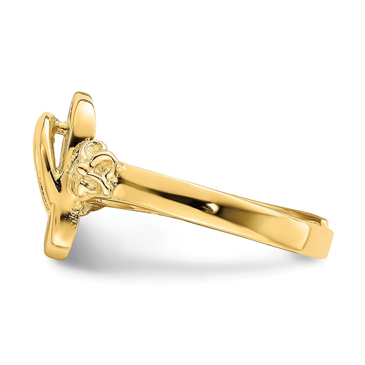 14K Adjustable Flip-Flop and Flower Toe Ring-3