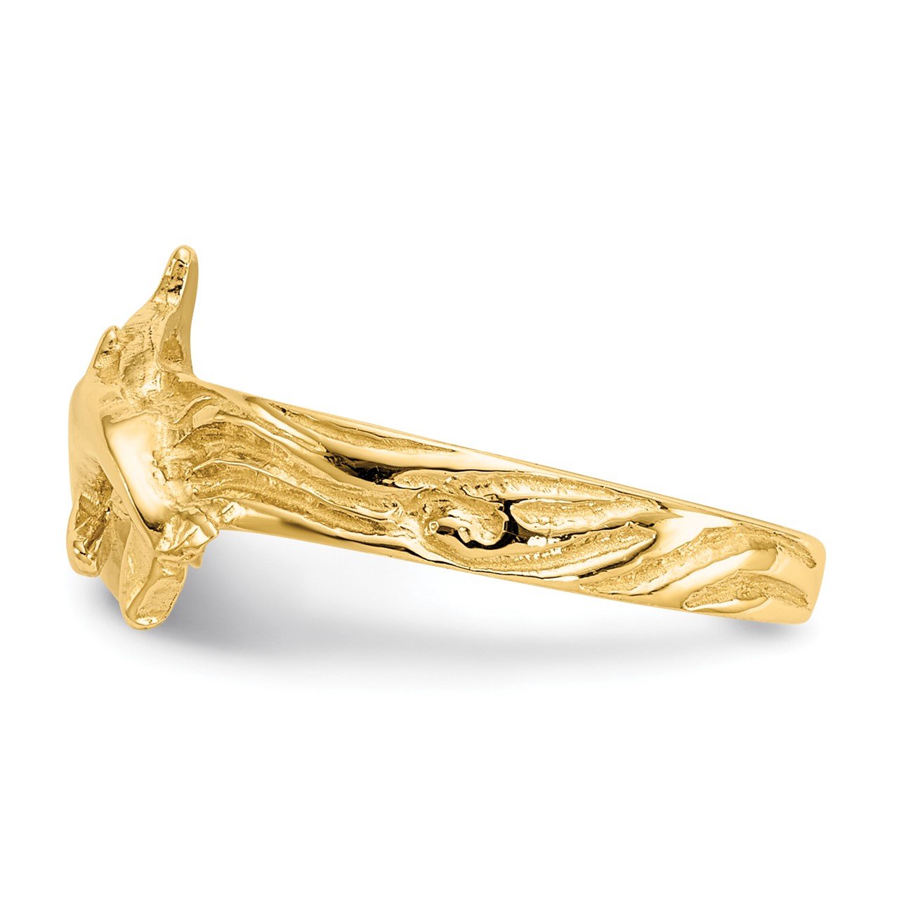 14K Dolphin Toe Ring-2