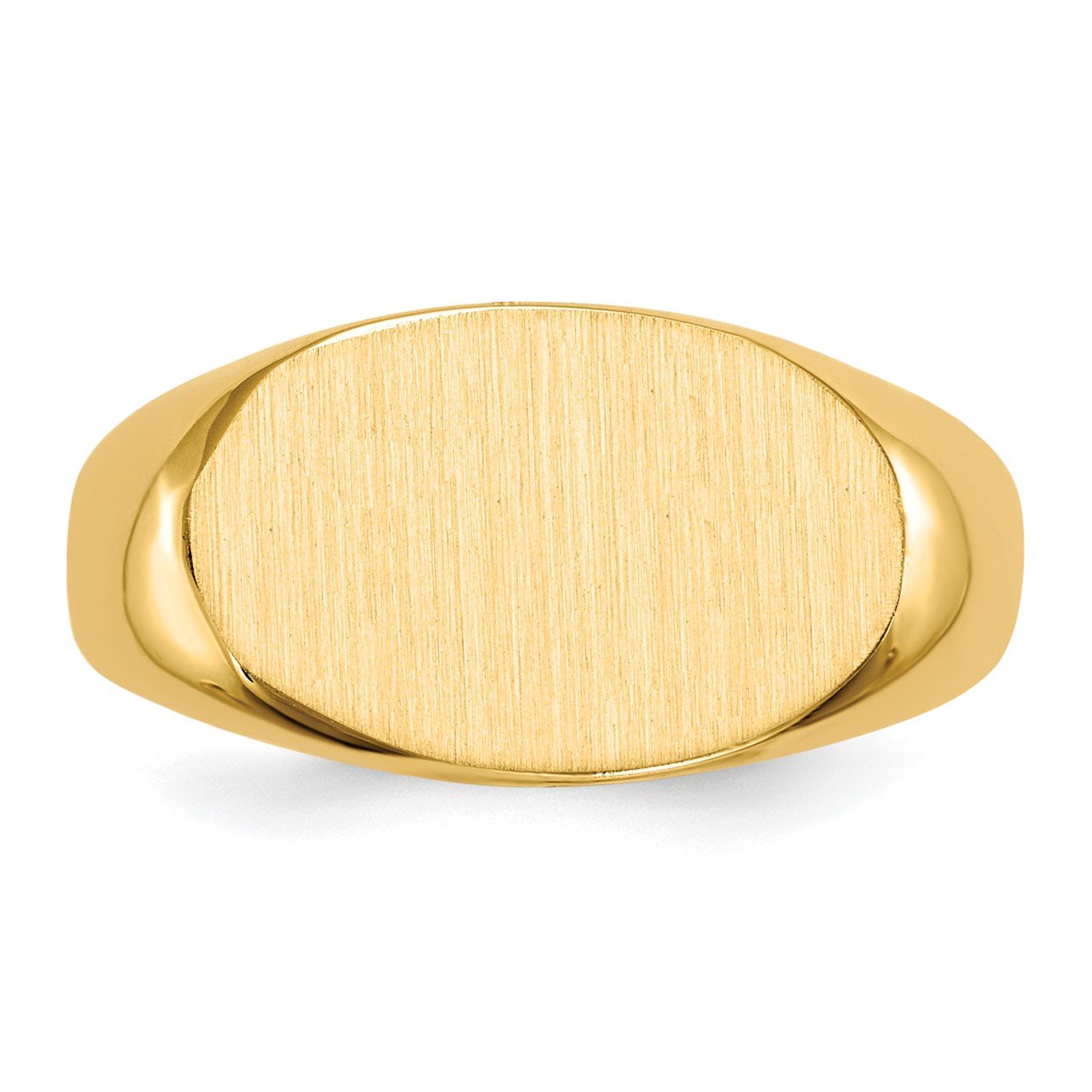 14k 9.5x15.0mm Open Back Signet Ring-3