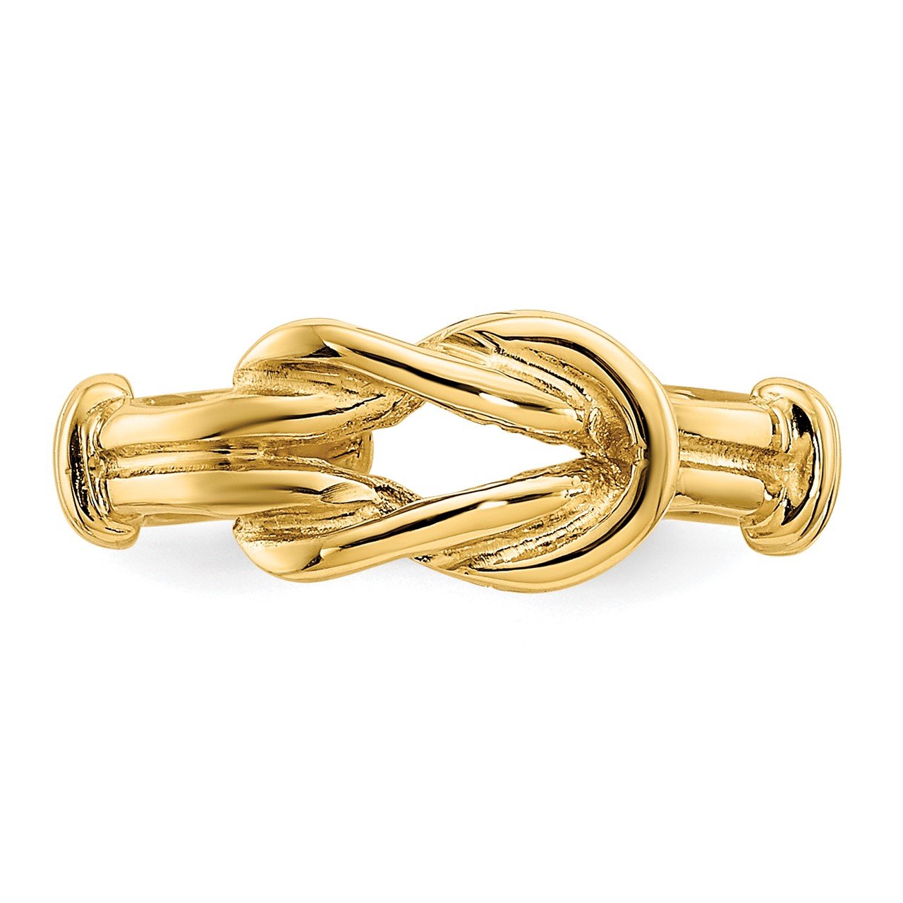 14k Love Knot Toe Ring-4