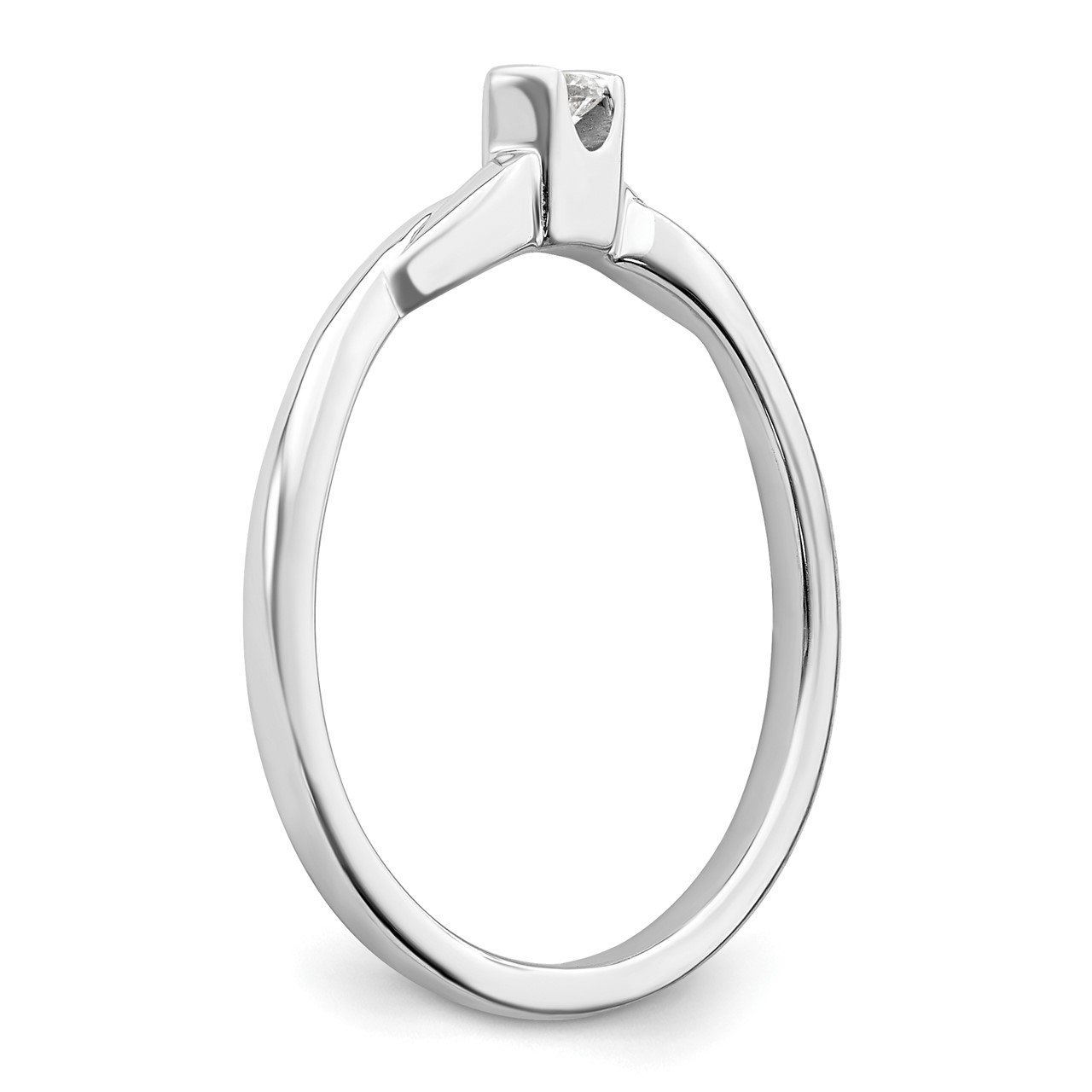 14kw Lab Grown Diamond SI1/SI2, G H I, Promise Ring-5