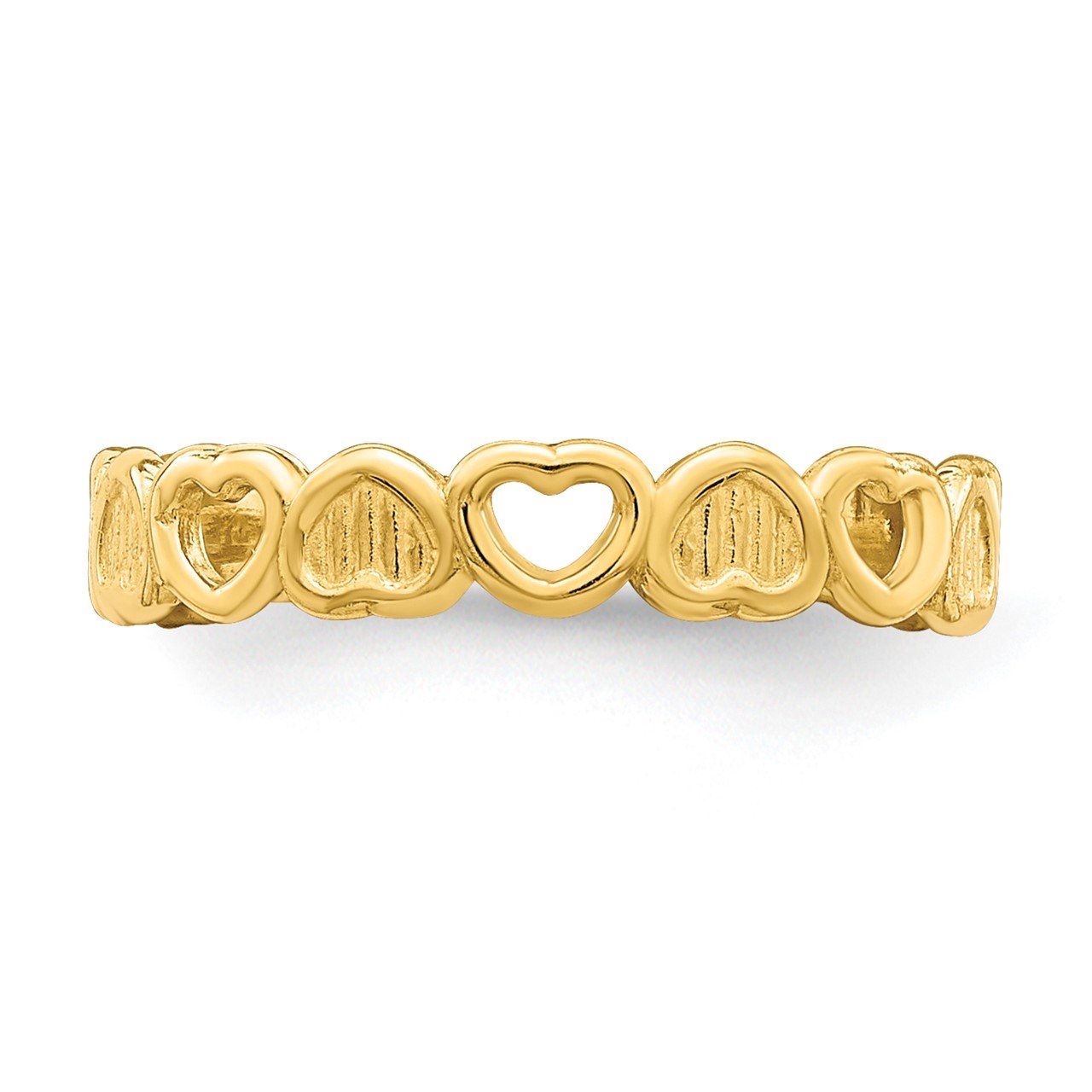 14k Adjustable Heart Toe Ring-4