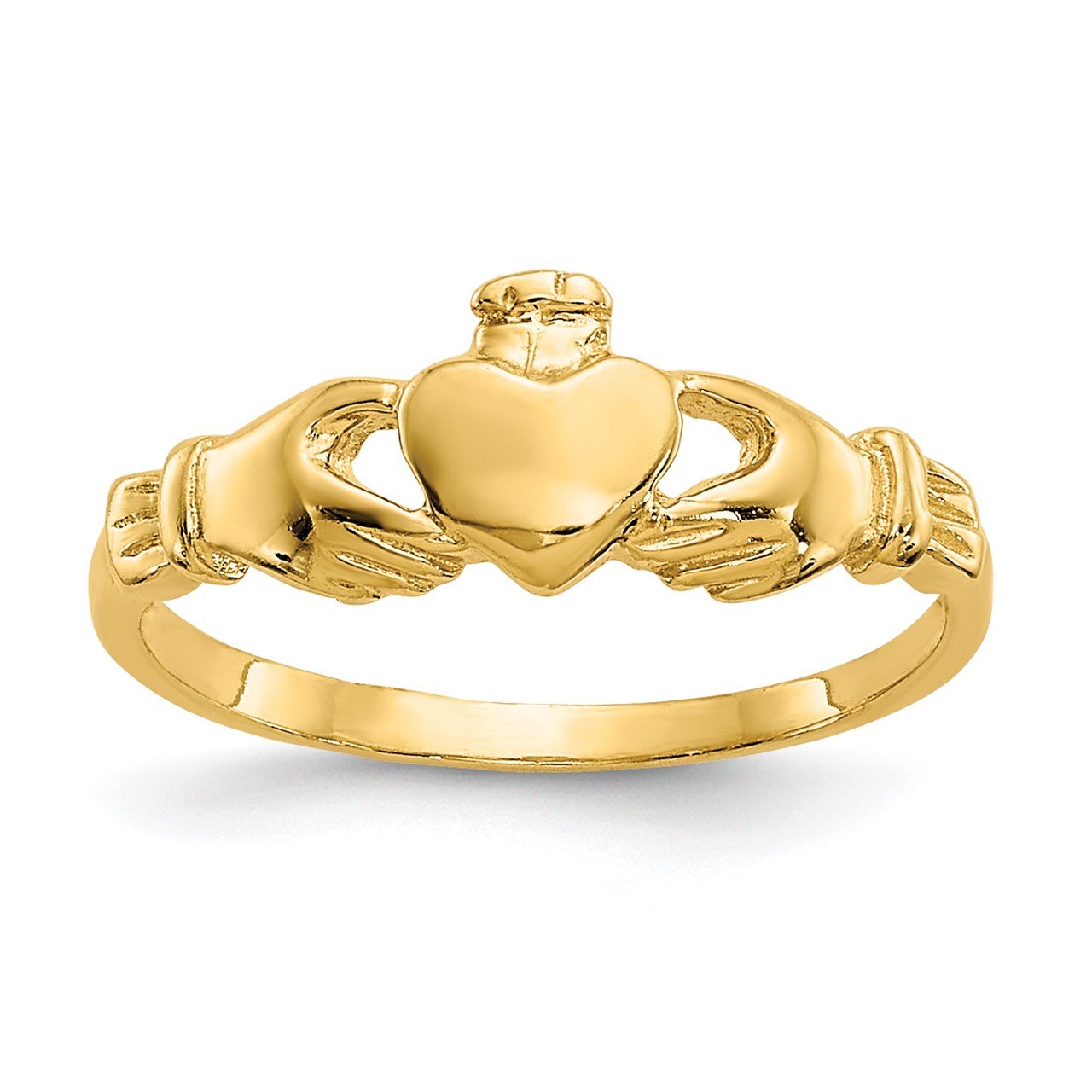 14k Madi K Claddagh Baby Ring