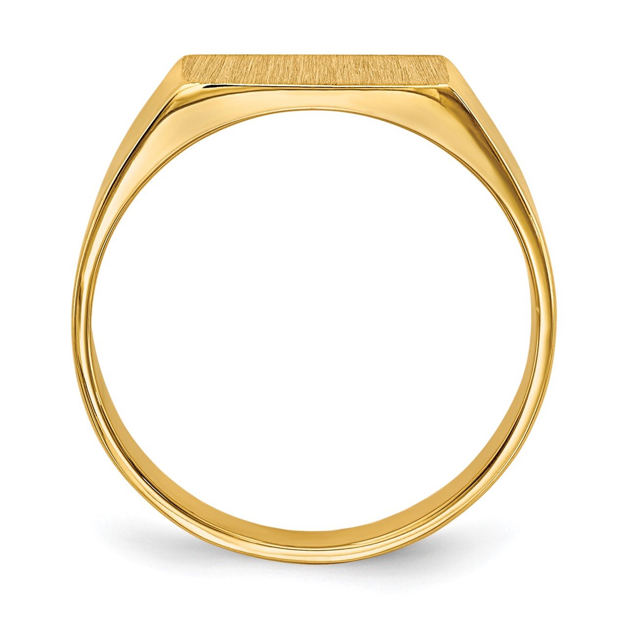 14k 5.5x10.5mm Closed Back Signet Ring-1