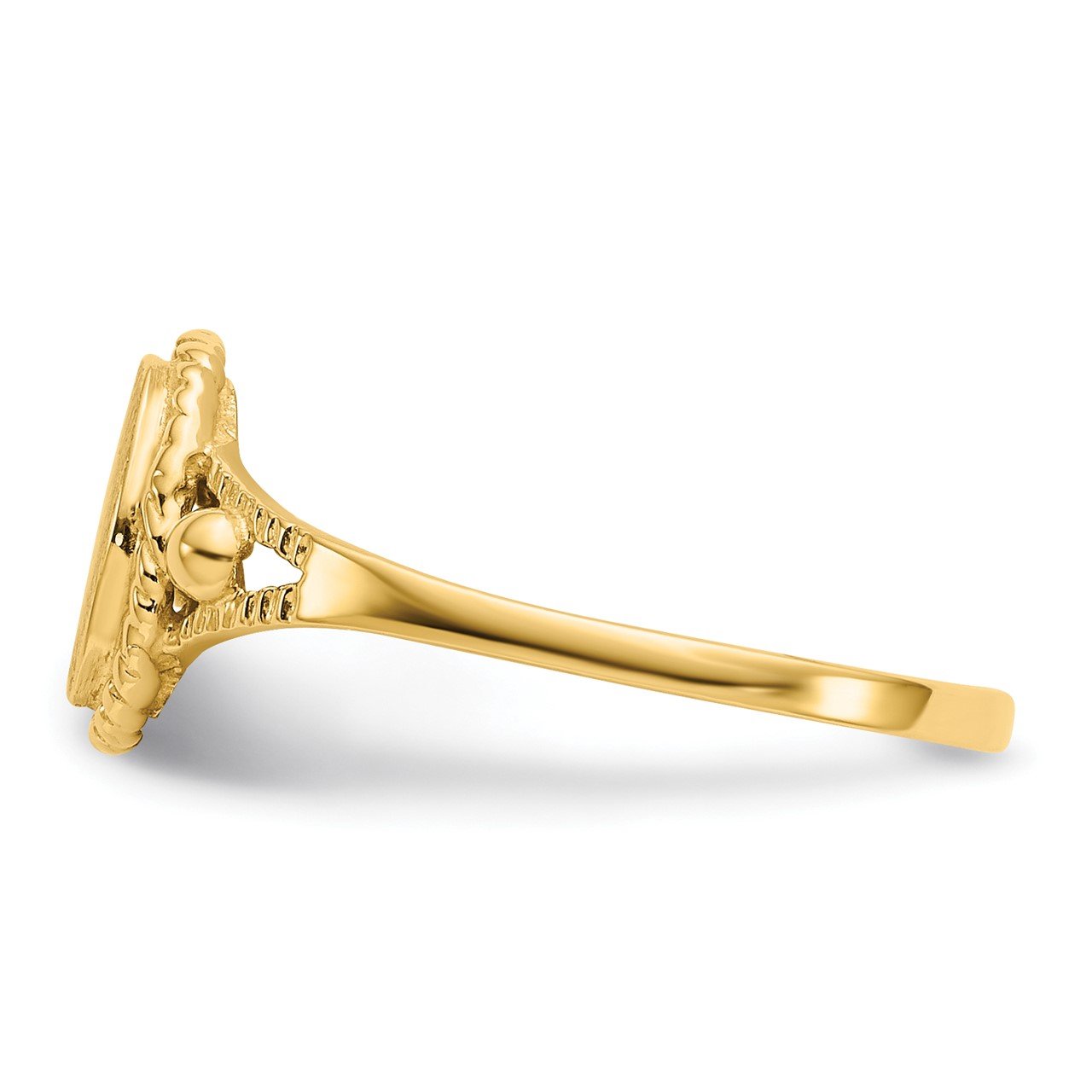 14k Childs Fancy Signet Ring-3