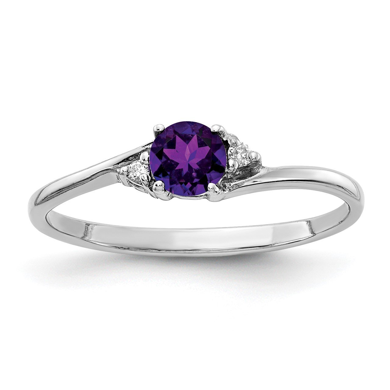 14k White Gold Diamond and Gemstone Ring Mtg