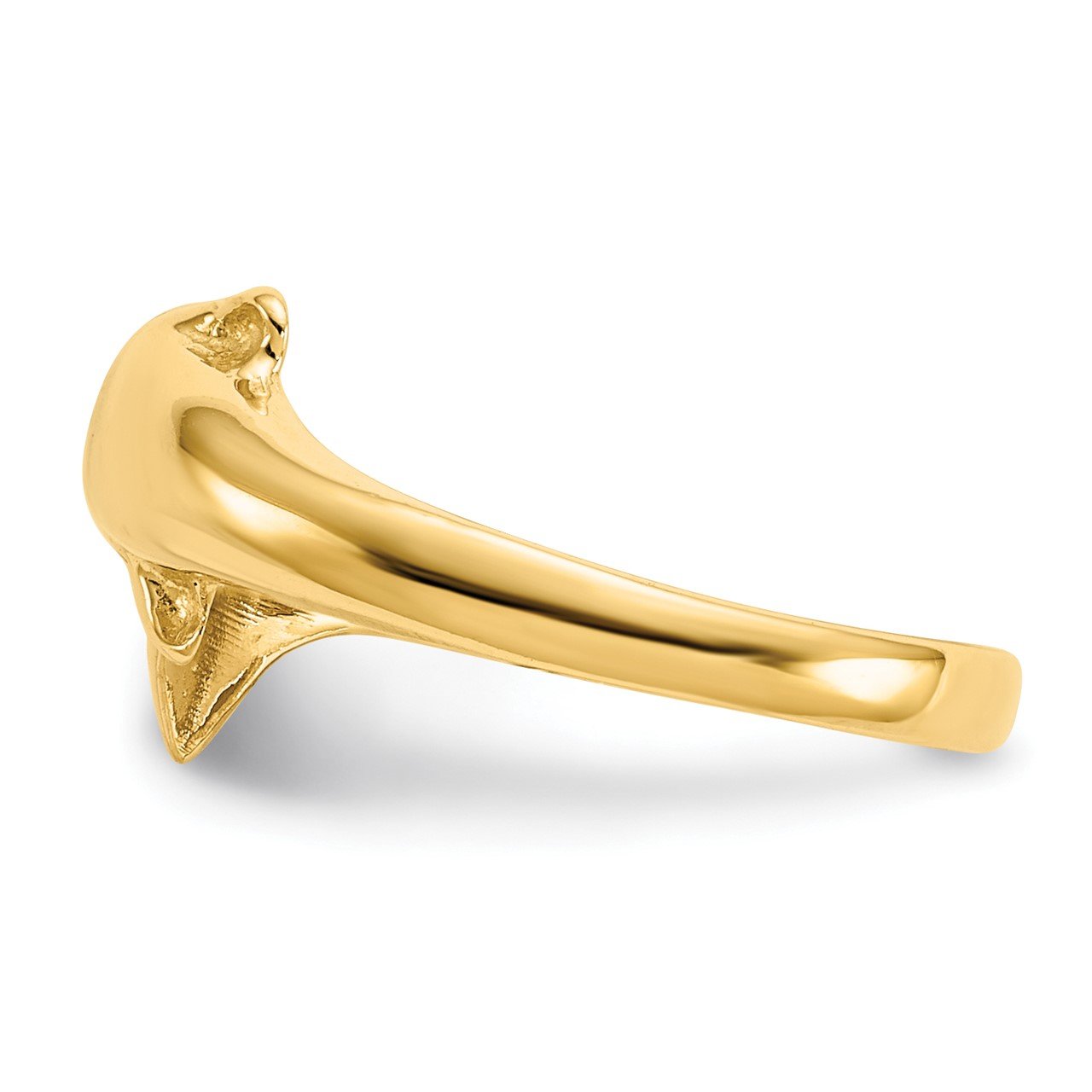 14k Dolphin Toe Ring-3