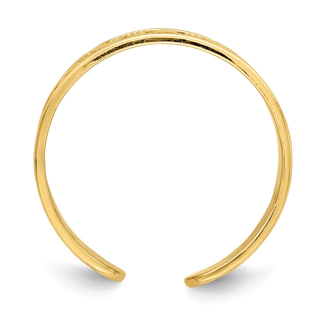 14K Star and Moon Adjustable Toe Ring-1