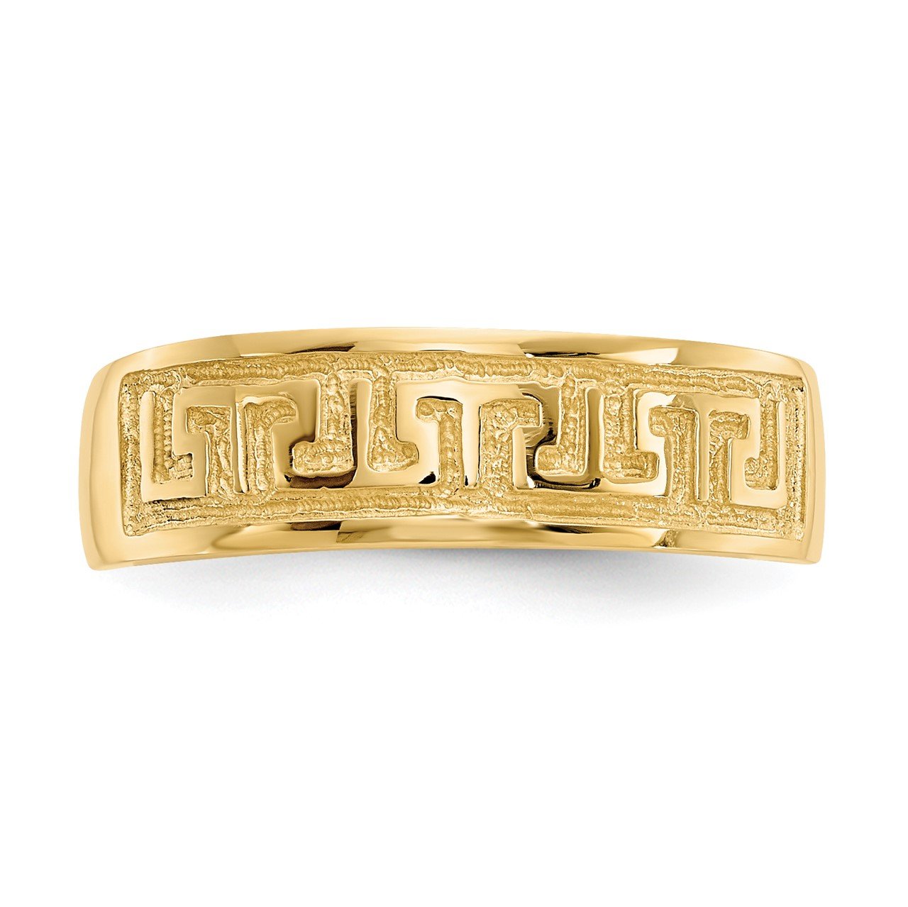 14k Greek Key Toe Ring-3