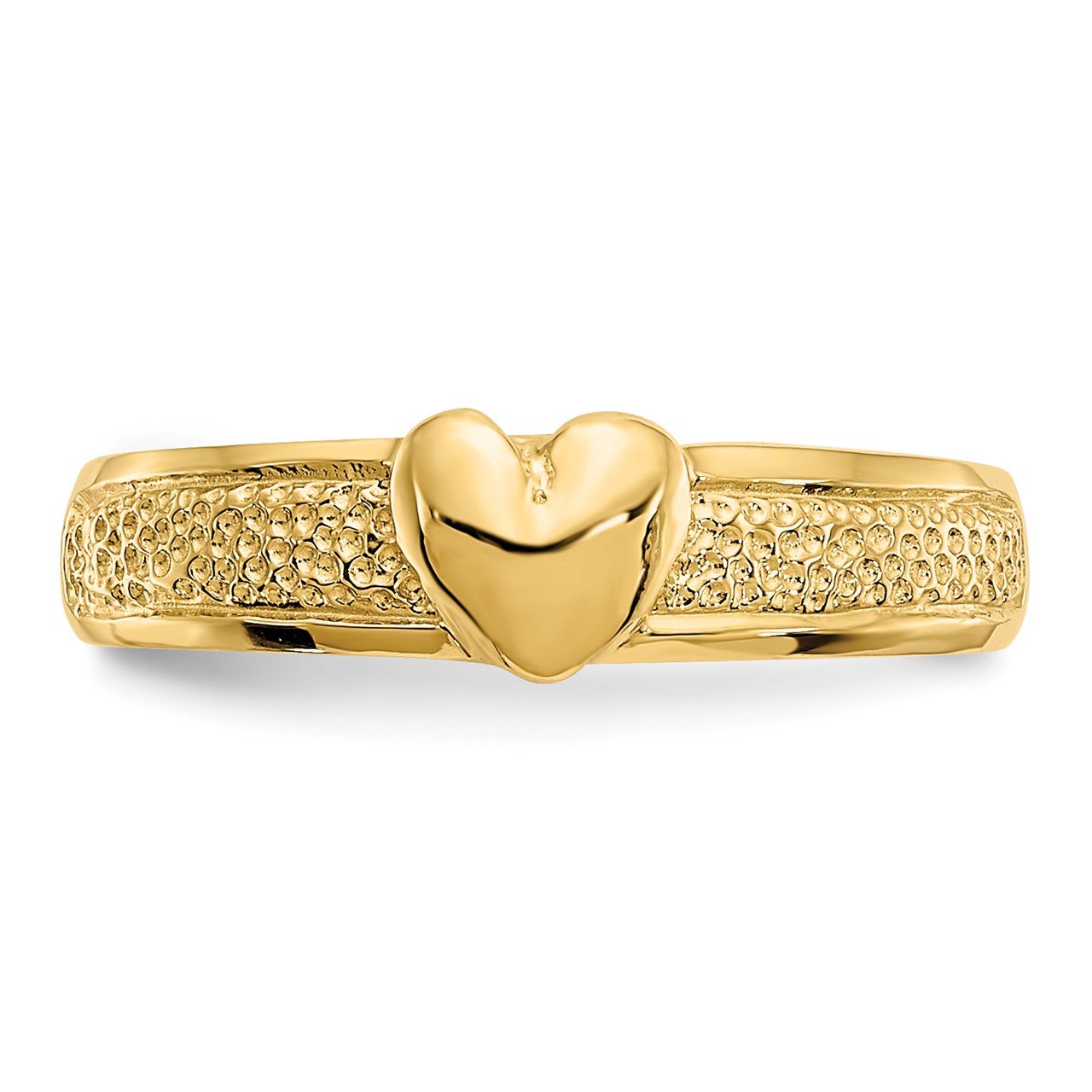 14k Heart Toe Ring-3