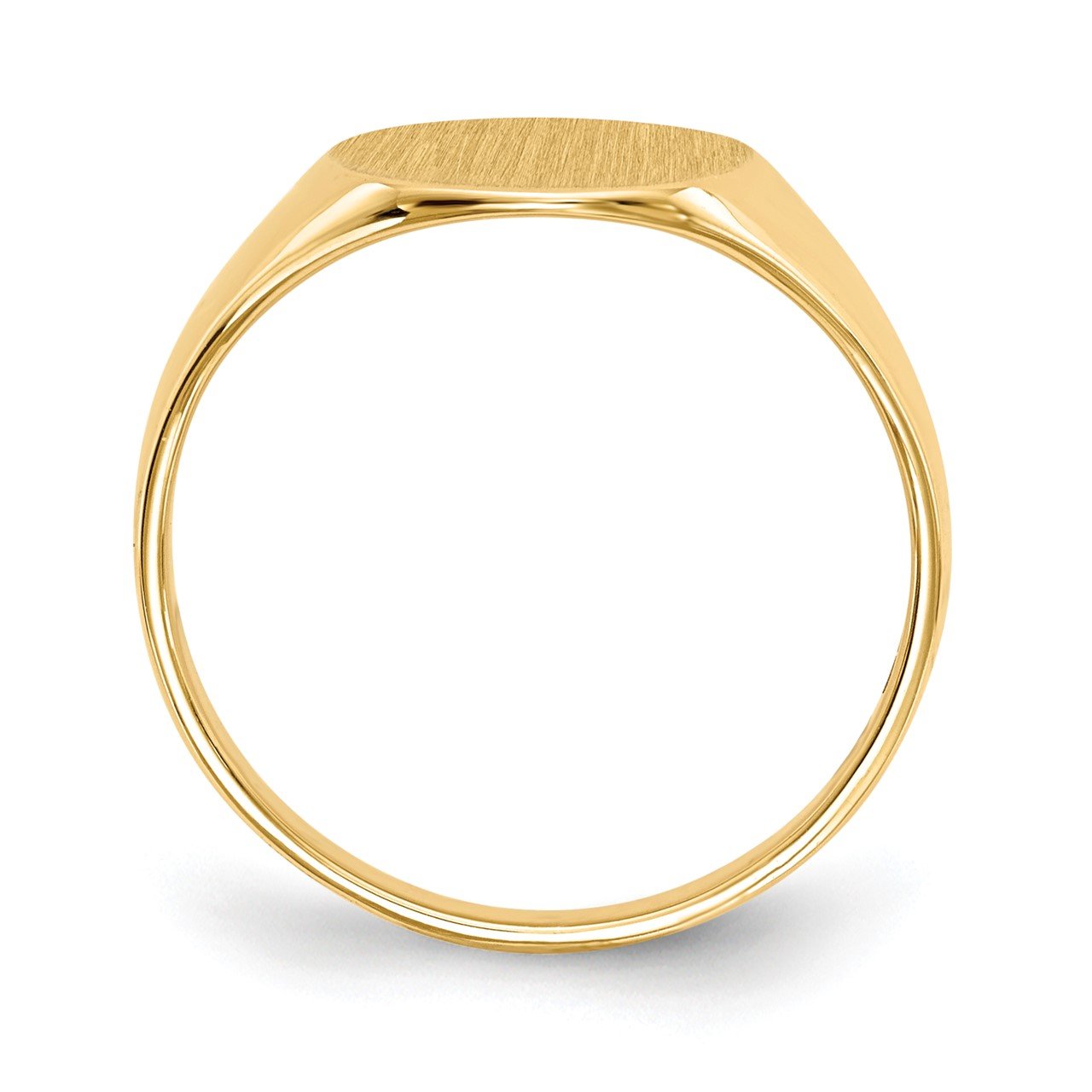 14k 11.0x9.5mm Open Back Signet Ring-1