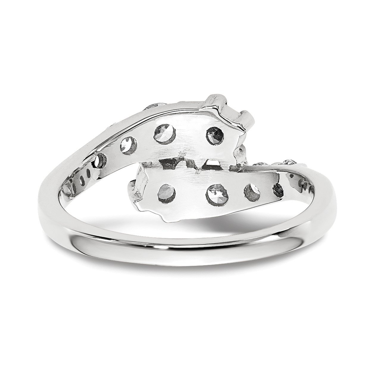 14KW VS Diamond 2-stone Ring Semi-Mount - 3.1 mm center stones-3