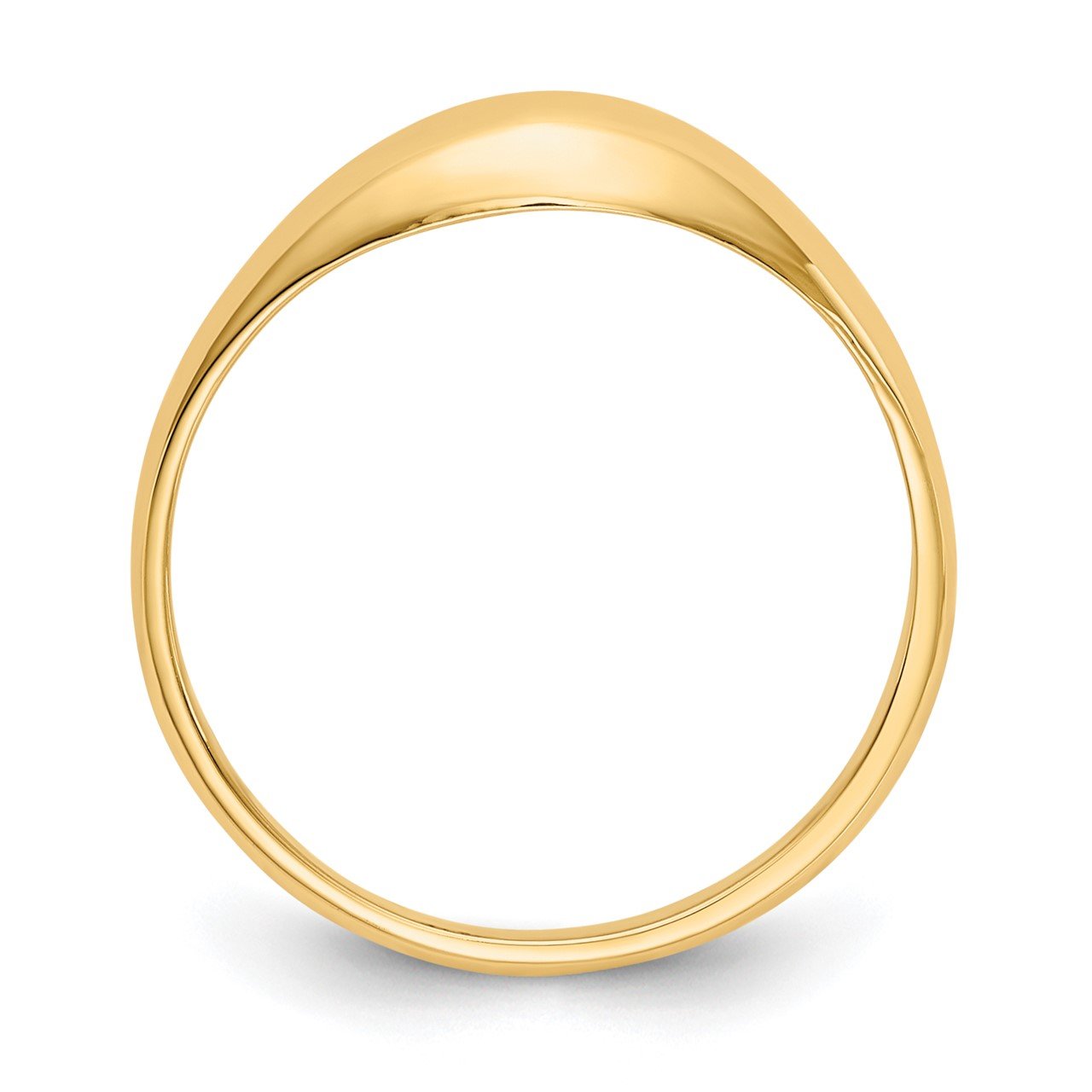 14k Childs Polished Dome Ring-1