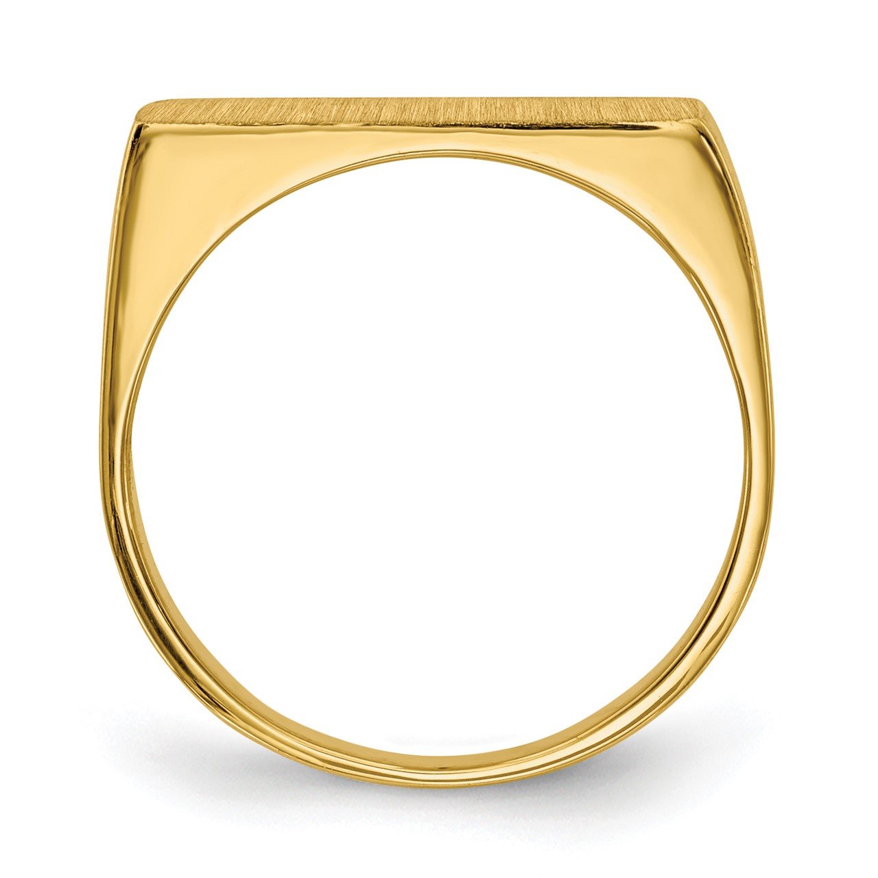 14k 5.0x16.5mm Closed Back Signet Ring-1