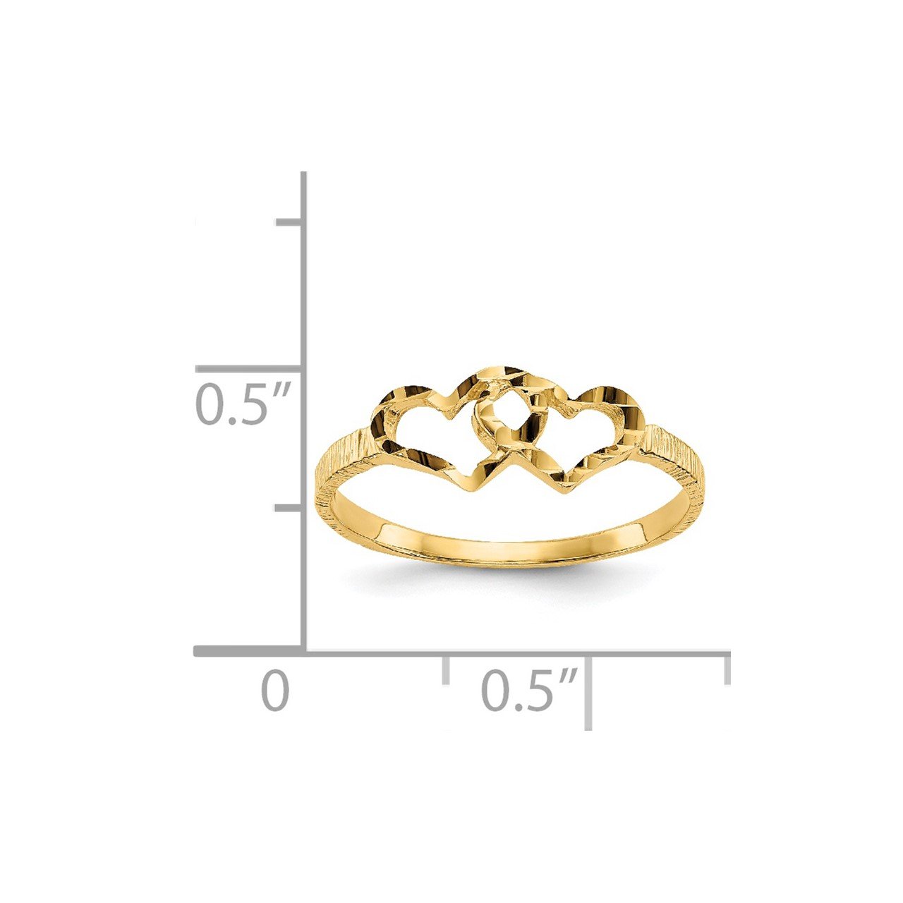 14k Children's Heart Ring-2